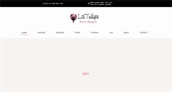 Desktop Screenshot of latulipefloraldesigns.com