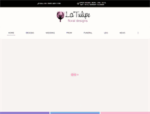 Tablet Screenshot of latulipefloraldesigns.com